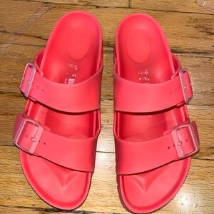 Watermelon Pink Arizona Eva Sandals